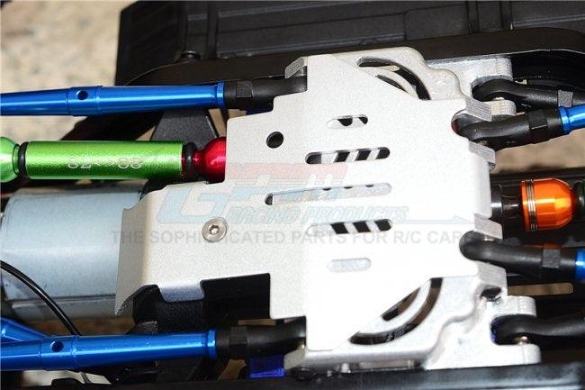 GPM TRX4332-RED ALUMINUM CENTER GEAR BOX BOTTOM PROTECTOR MOUNT TRAXXAS TRX-4 - PowerHobby