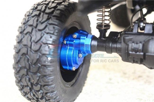 GPM REAR GEAR BOX KNUCKLE ARMS+SPINDLE GEAR+REAR AXLE SHAFT TRAXXAS TRX-4 BLACK - PowerHobby