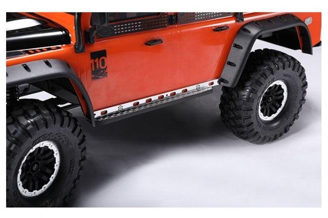 GPM RC CAR STAINLESS STEEL DOOR EDGE ANTI SCRATCH STRIP TRAXXAS TRX-4 BLACK - PowerHobby