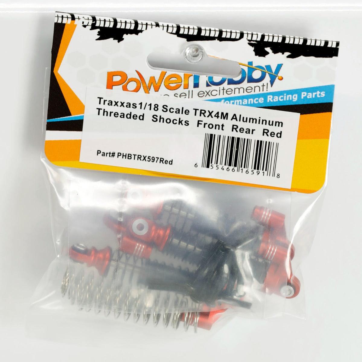 Powerhobby Aluminum Aluminum 70mm Long Travel Shocks Traxxas TRX