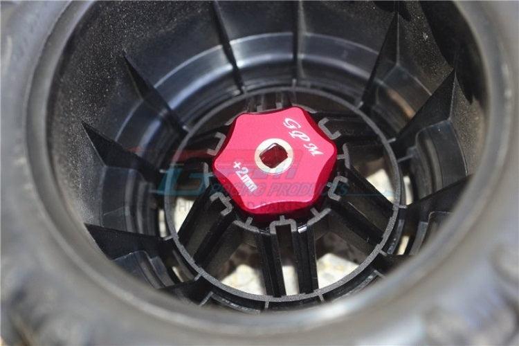 Gpm Harden Steel+Aluminum Adjustable CVD Drive Shaft Blue Traxxas Maxx - PowerHobby