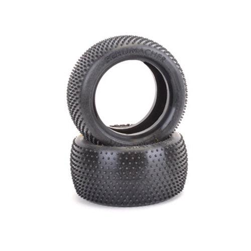 Schumacher U6820 Rear Mini Pin 1 Silver Tires (2) 1/10 Buggy - PowerHobby