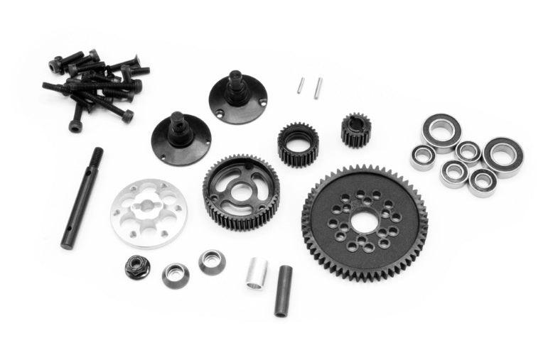 Vanquish 3 Gear Transmission Kit Black Anodized Axial AX10 SCX10 SCX10-2 SMT10 - PowerHobby