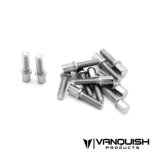 Vanquish VPS01704 Scale Stainless SLW Hub Screw Kit Long - PowerHobby