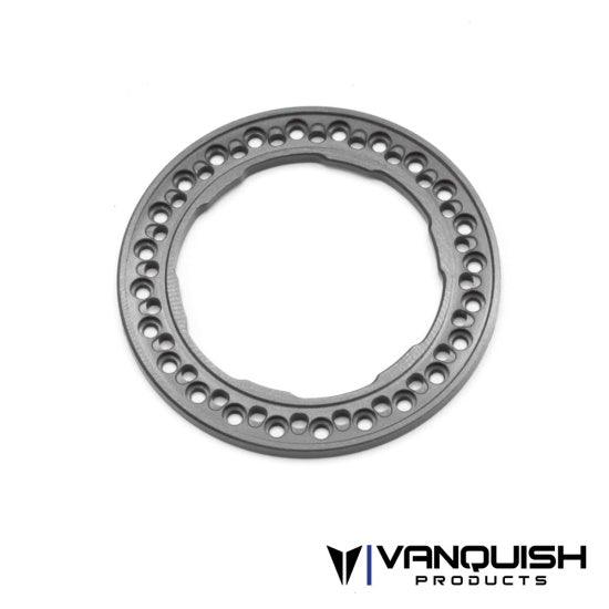 Vanquish VPS05162 1.9 Dredger Beadlock Grey Anodized - PowerHobby