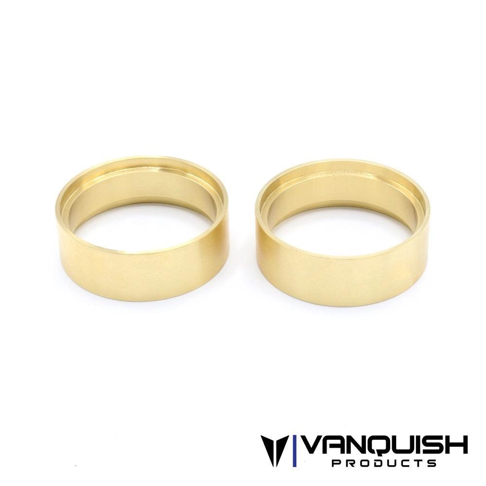 Vanqusih VPS05253 1.9 Brass 0.8" Wheel Clamp Rings (Pair) - PowerHobby