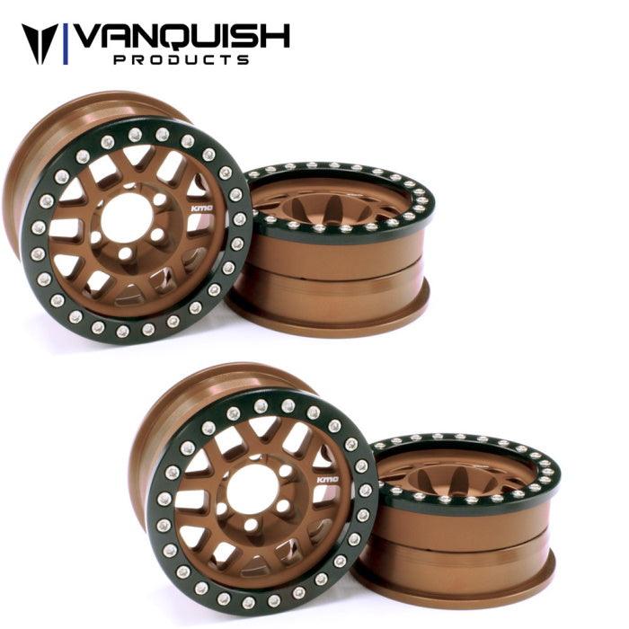 Vanquish VPS07746 KMC 1.9 XD229 Machete V2 Bronze Anodized Wheels (4) Rock Cralwer - PowerHobby