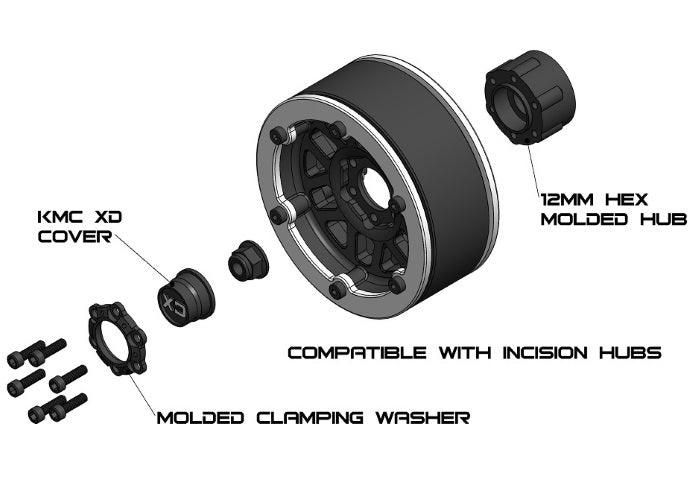 Vanquish IRC00253 Incision 1.9 Kmc XD229 Machete Black Plastic Beedlock Wheel - PowerHobby