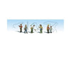 Woodland A1910 HO Fly Fishermen Figuers