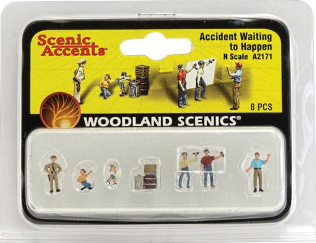 Woodland Scenics A2171 N Scale Accident Waiting to Happen - PowerHobby