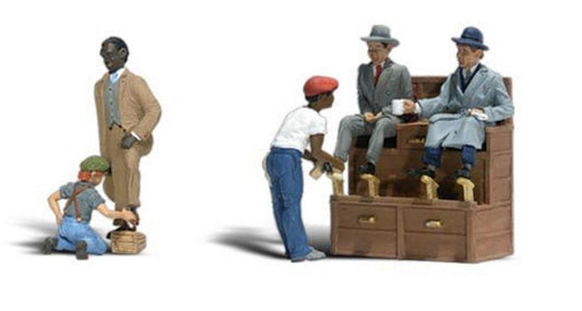 Woodland Scenics A2176 N Scale Shoe Shiners - PowerHobby