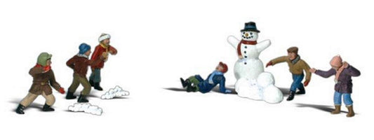Woodland Scenics A2183 N Scale Snowball Fight - PowerHobby