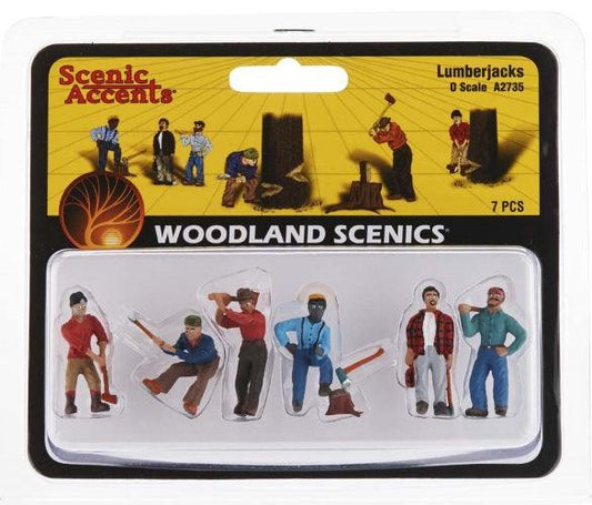 Woodland Scenics A2735 HO Scale Lumberjacks - PowerHobby