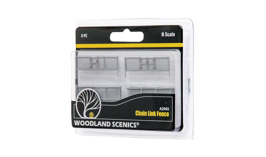 Woodland Scenics A2993 N Scale Chain Link Fence - PowerHobby