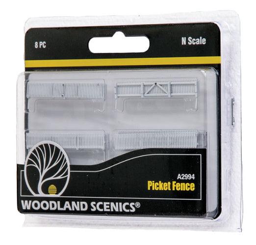 Woodland Scenics A2994 N Scale Picket Fence - PowerHobby
