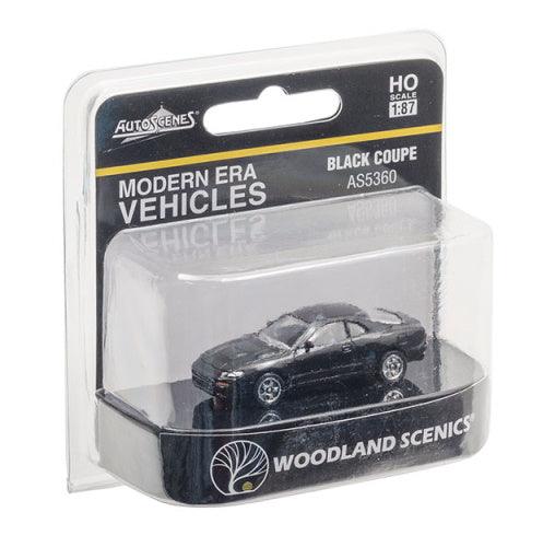 Woodland Scenics AS5360 HO Scale Black Coupe - PowerHobby