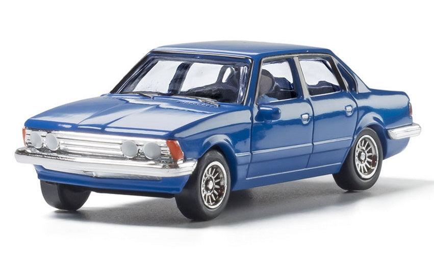 Woodland Scenics AS5363 HO Scale Blue Sedan - PowerHobby