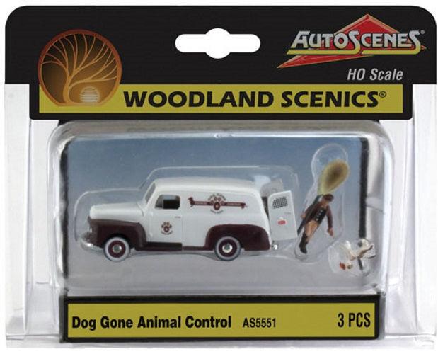 Woodland Scenics AS5551 HO Scale Dog Gone Animal Control - PowerHobby