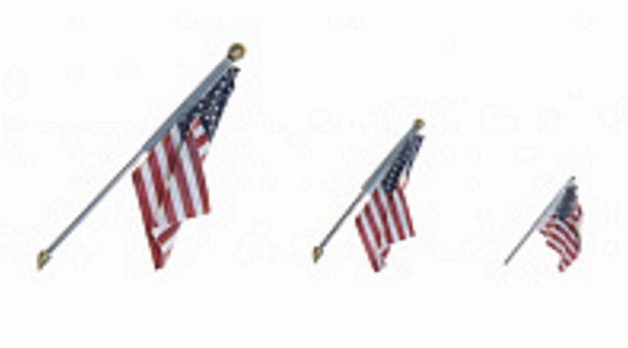 Woodland Scenics JP5953 N Scale Small US Flag Wall Mount - PowerHobby