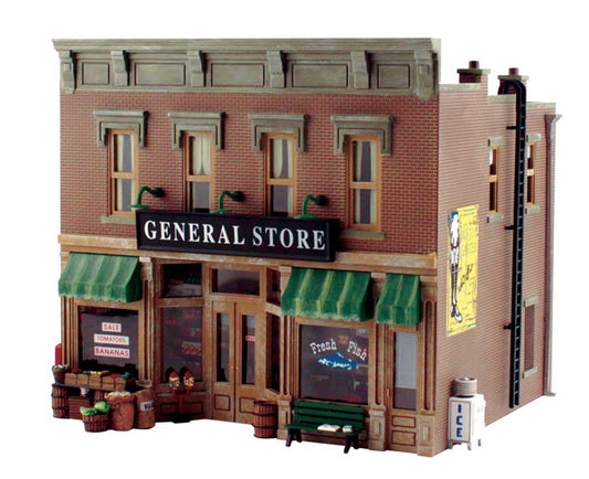Woodland Secenics PF5890 Lubener's General Store O Scale Kit - PowerHobby