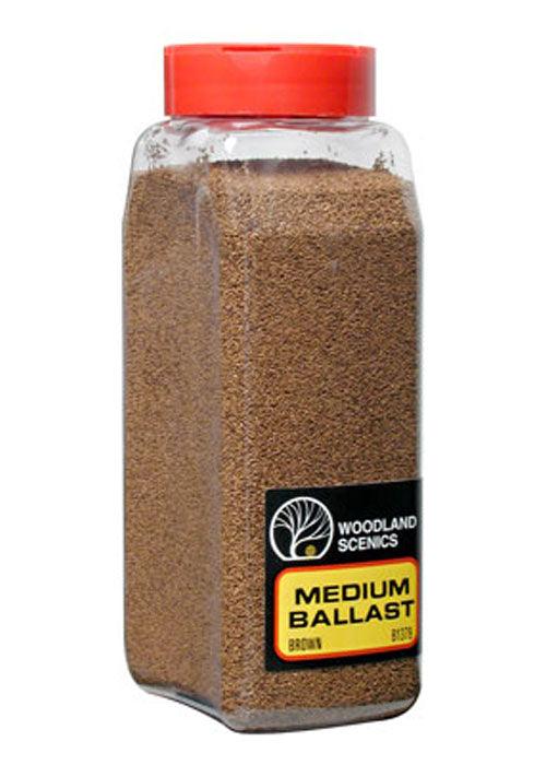 Woodland Scenics B1386  Ballast Coarse Brown 32oz - PowerHobby