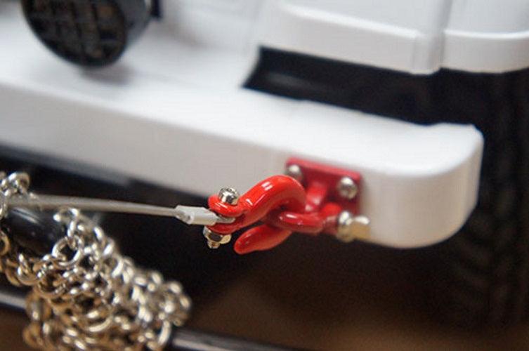 Yeah Racing YA-0373 1/10 RC Rock Crawler Accessories Steel Wire Rope w/Hook - PowerHobby