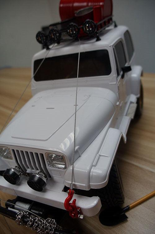 Yeah Racing YA-0373 1/10 RC Rock Crawler Accessories Steel Wire Rope w/Hook - PowerHobby