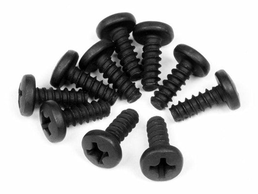 HPI Z566 TP.Binder Head Screw M3x8mm (10pcs) Ford Mustang E10 Drift Wheely King - PowerHobby